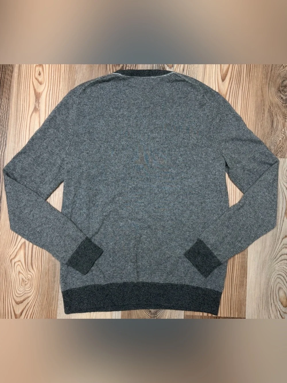 Banana Republic Todd & Duncan 100% Cashmere Sweater Gray Knit Size L